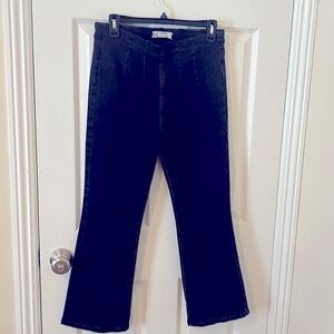 Free People high rise boot cut crop jeans, size 28